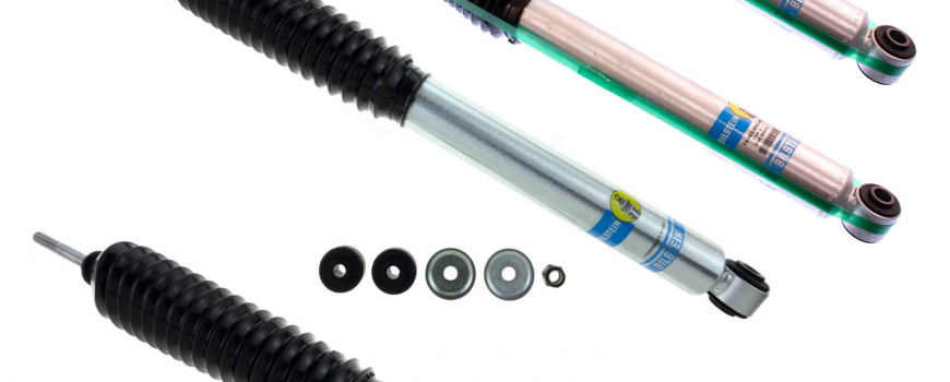 Bilstein 5100 0-2.5" Front & 0-1" Rear Lift Shocks for 1994-2002 Dodge Ram 2500 4WD