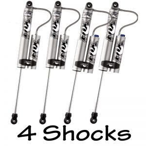 Fox  4-6" Front 0-1" Rear Lift Shocks for Hummer H2 03-09  4WD