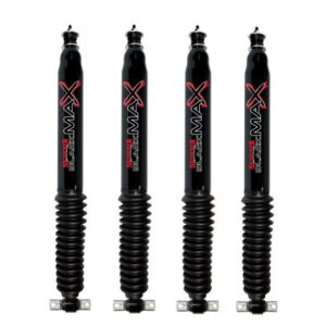 2003-2010 Dodge Ram 2500 2WD 1-2.5 Front 0-1 Rear Lift Skyjacker Black MAX Shocks