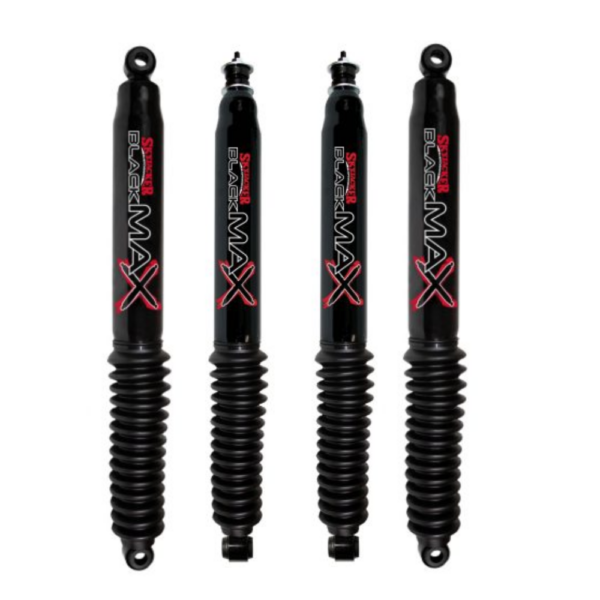 70-76 Ford F-100 4WD 1.5-4 Fr 1.5-2 Rear Lift Skyjacker Black MAX Shocks