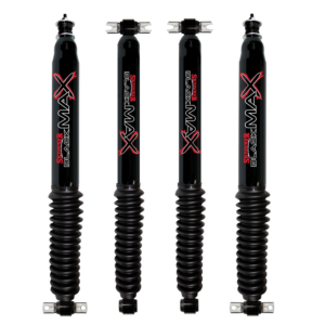 84-01 Jeep Cherokee XJ 4WD-2WD 0-3 Fr 0 Rear Lift Skyjacker Black MAX Shocks