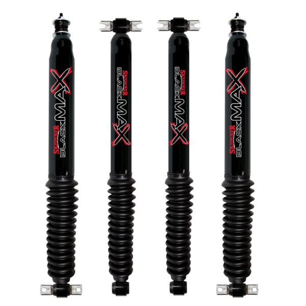 97-06 Jeep Wrangler 4WD 0-3 Fr 1-3 Rear Lift Skyjacker Black MAX Shocks