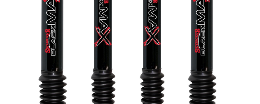 97-06 Jeep Wrangler TJ 4WD 0-3 Fr 1-3 Rear Lift Skyjacker Black MAX Shocks