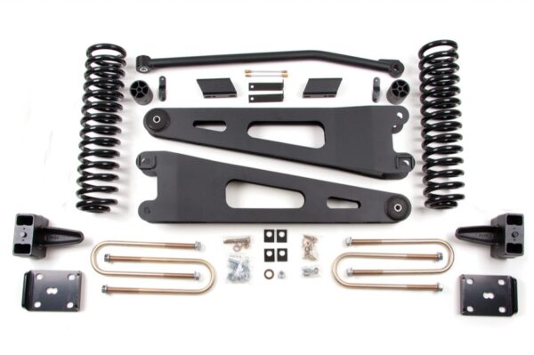 Zone Offroad 4" Coil Springs Lift Kit 2011-2016 Ford F250/F350