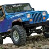 Zone Offroad 4" Leaf Springs Lift Kit 1987-1995 Jeep Wrangler YJ