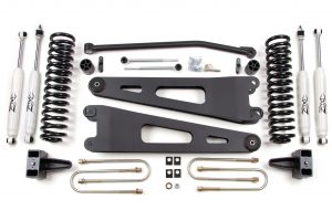 Zone Offroad 4" Radius Arm System Lift Kit 2005-2007 Ford F250/350