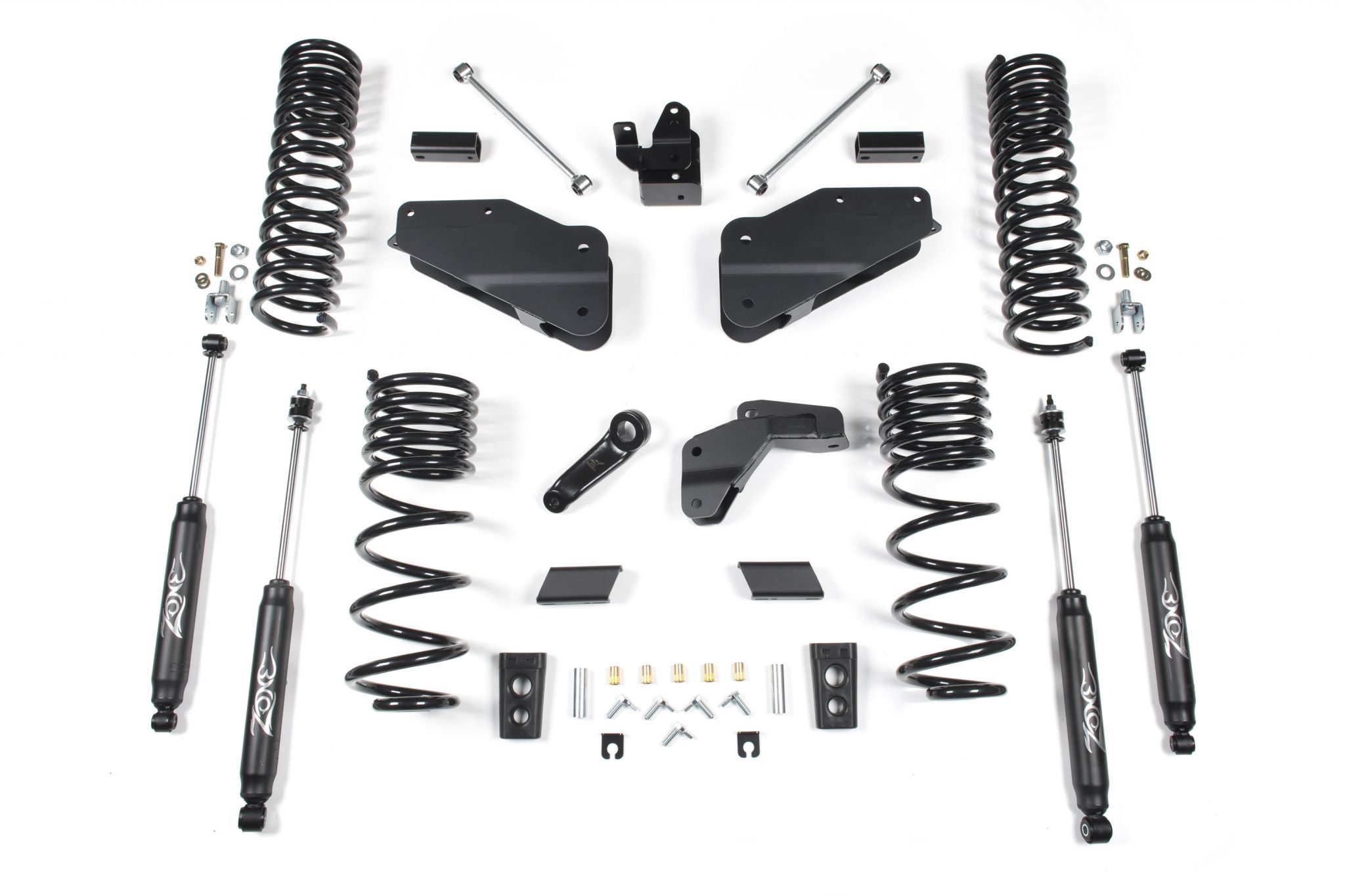 Zone Offroad 6.5" Radius Arm Drop Brackets Lift Kit 20142018 Ram 2500 4WD DIESEL