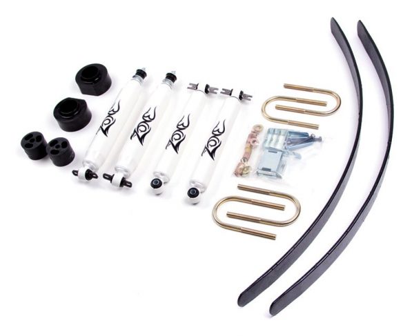 Zone Offroad 2" Coil Spacers Lift Kit 1984-2001 Jeep XJ