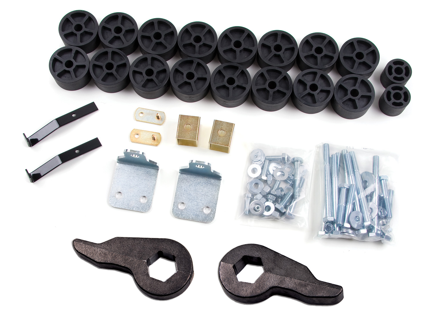 Zone Offroad 31/2" Torsion Bar Keys and leveling+body lift kit 2006