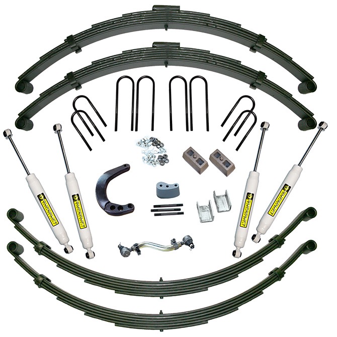 SuperLift 12 Lift Kit (with Rear Springs) for 1973-1991 Chevy/GMC K10/15  Solid Axle