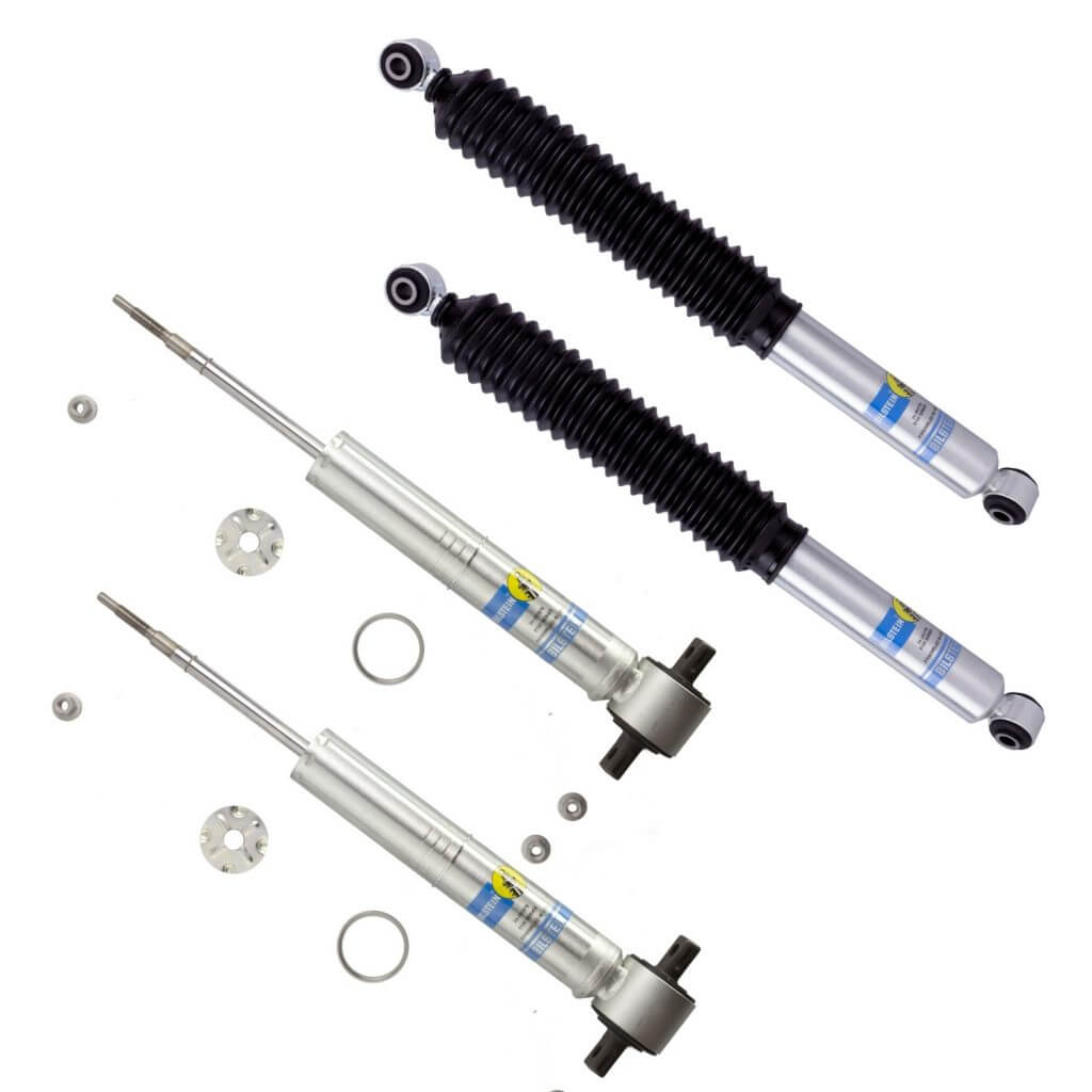 Bilstein 5100 0-1.6" Front & 0-1" Rear Lift Shocks 15-'17 Chevy Tahoe 4WD
