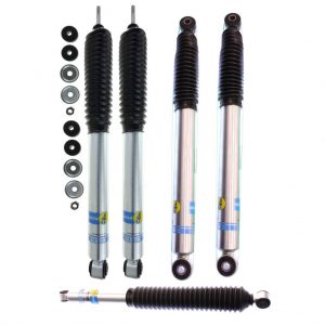 Bilstein 5100 0-2.5" Front & 0-1" Rear Lift Shocks + Stabilizer for 07-'13 Dodge Ram 2500 4WD