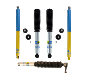 Bilstein 5100 0-2.5 Front and 4600 Rear Lift Shocks +Stabilizer for 03-09 HUMMER H2