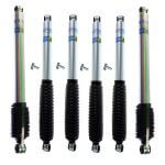 Bilstein 5100 4-6" Lift Quad Front Gas Shock Set 99-04 Ford F-350 Super Duty 4WD