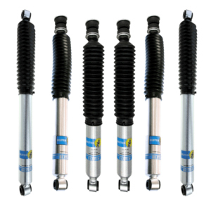 Bilstein 5100 4" Quad Front, 2-4" Rear Lift Shocks for 1980-1996 Ford Bronco