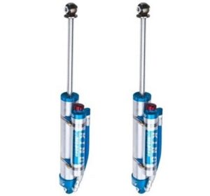 King 2.5 Rear Shocks with Piggy Hose Reservoir for 1996-2002 Toyota 4Runner