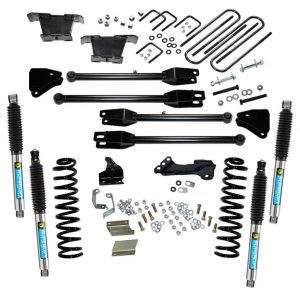SuperLift 4" Lift Kit For 2011-2016 Ford F-250 and F-350 Super Duty 4WD - Diesel Engine - with a 4-Link Conversion and Bilstein Shocks