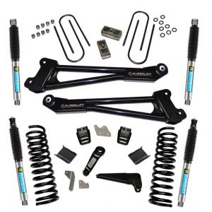 SuperLift 4" Lift Kit For 2013-2018 Ram 3500 4WD - Diesel Engine - Replacement Radius Arms with Bilstein Shocks
