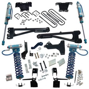 SuperLift 6" KING Edition Radius Arm Lift Kit For 2017-2018 Ford F-350 Super Duty 4WD - with KING Front Coilovers and KING Reservoir Rear Shocks