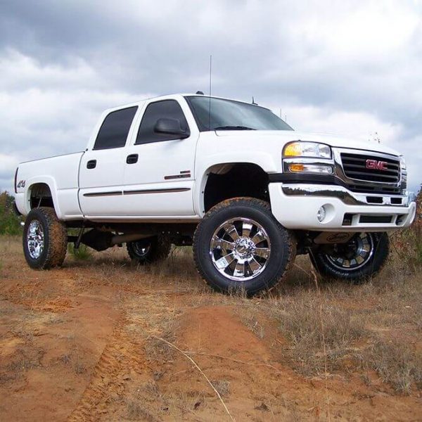 SuperLift 6" Lift Kit For 2001-2008 Chevy Silverado and GMC Sierra 2500HD or 3500 4WD - Knuckle Kit with Superide Shocks