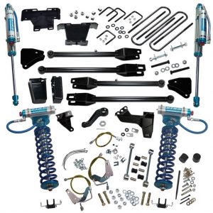 SuperLift 6" Lift Kit For 2008-2010 Ford F-250 and F-350 Super Duty 4WD - with a 4-Link Conversion, King Coilovers and King rear Shocks