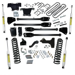 SuperLift 6" Lift Kit For 2011-2016 Ford F-250 and F-350 Super Duty 4WD - Diesel Engine - with a 4-Link Conversion and Superide Shocks