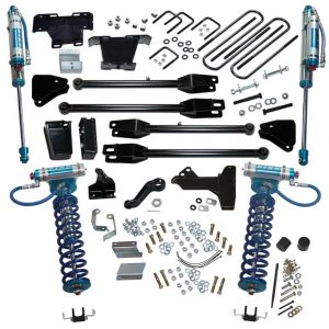 SuperLift 6" Lift Kit For 2011-2016 Ford F-250 and F-350 Super Duty 4WD - with a 4-Link Conversion, King Coilovers and King rear Shocks