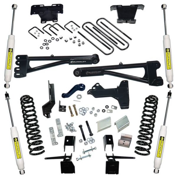 SuperLift 6" Radius Arm Lift Kit For 2017-2018 Ford F-250 and F-350 Super Duty with Superide Shocks 4WD - Diesel Only