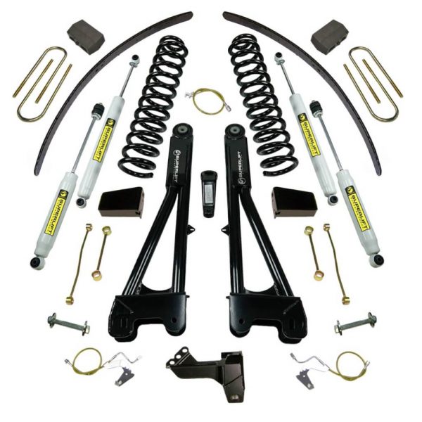 SuperLift 8" Lift Kit For 2008-2010 Ford F-250 and F-350 Super Duty 4WD - Diesel Engine - with Replacement Radius Arms and Superide Shocks