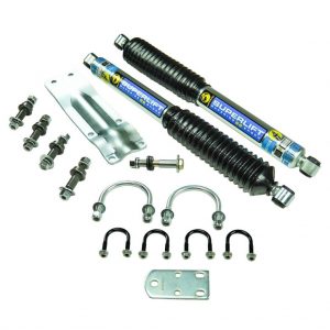 SuperLift Dual Steering Stabilizer Kit with SS series shocks by Bilstein For 1969-1993 Dodge 1/2 and 3/4 ton 4WD
