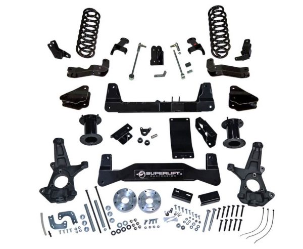 SuperLift 6.5 inch Lift Kit For 2015-2017 Chevy Tahoe 1500 4WD with OE ALUMINUM or STAMPED Steel Control Arms
