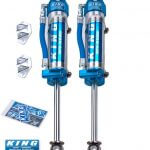 KING 2.5 Performance 0-2" Lift Rear Reservoir Shocks For 1997-2006 Jeep Wrangler TJ (7/8" Shaft)