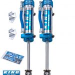 KING 2.5 Performance 0-2" Lift Rear Reservoir Shocks for 2007-2018 Jeep Wrangler JK (7/8" Shaft)
