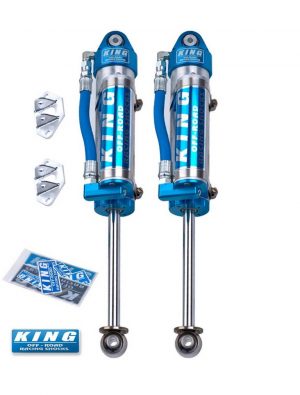 KING 2.5 Performance 0-2" Lift Rear Reservoir Shocks for 2007-2018 Jeep Wrangler JK (7/8" Shaft)