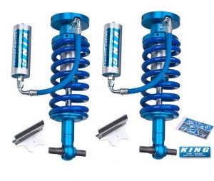 KING 2.5 Performance 2-3.5" Fornt Lift Coilovers w/Remote Reservoir for 2007-2018 Chevy/GMC Avalanche 1500/Tahoe/Yukon XL/Suburban/Silverado/Sierra 1500