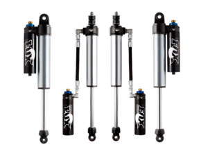 FOX 2.5 Factory Res Adj 0-1.5 Lift Shocks 2005-2007 Ford F350 4WD