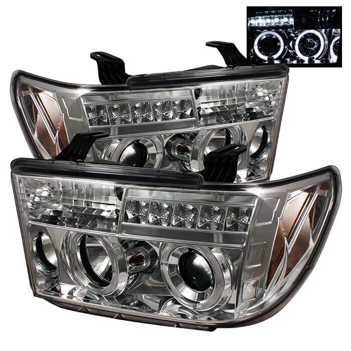 Spyder Auto 5012036 Projector Headlights - Chrome For 2007-13