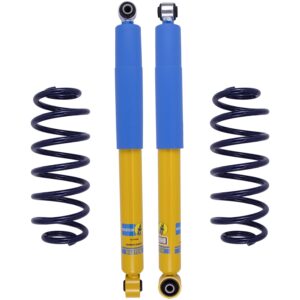 Bilstein Rear Coil Springs With Shocks for 2000-2006 GMC Yukon (Conversion kit for Nivomat suspension)