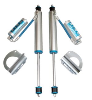 King 3-5" Lift Rear 2.5 Dia. RR Shocks W/ Adjuster For 1989-1997 Toyota Land Cruiser 80