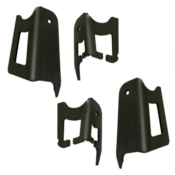 Total Chaos Weld-on Upper Coil Bucket Tower Gussets For 2003-2009 Toyota 4Runner