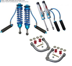 King Shocks Race Kit For 2008-2019 Toyota Land Cruiser 200 Series (Stage 3)