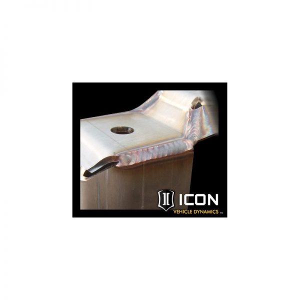 ICON Stainless Steel Lower Shock Shin Guard For 2007-2014 Toyota FJ Cruiser