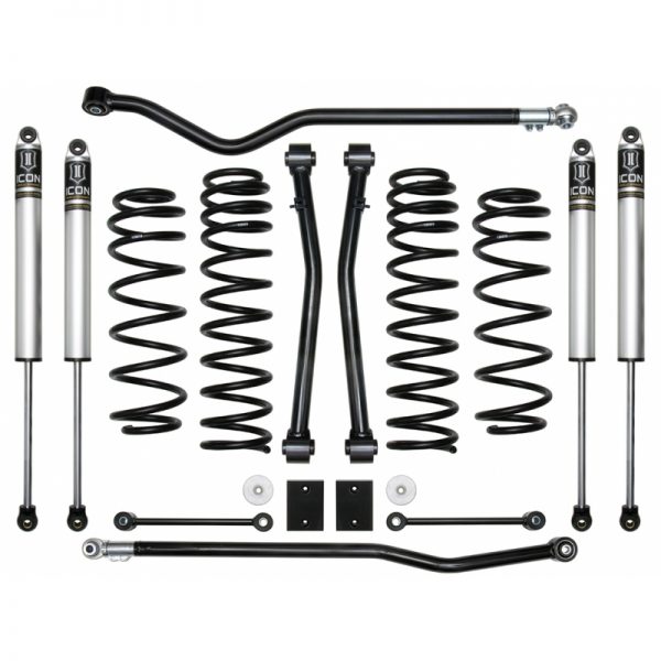 Icon 2.5" Lift Kit For 20182023 Jeep Wrangler JL (Stage 3)