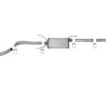 aFe Power MACH Force-Xp 2-1/2"-3" Stainless Steel Cat-Back Exhaust System For 2016-2019 Toyota Tacoma
