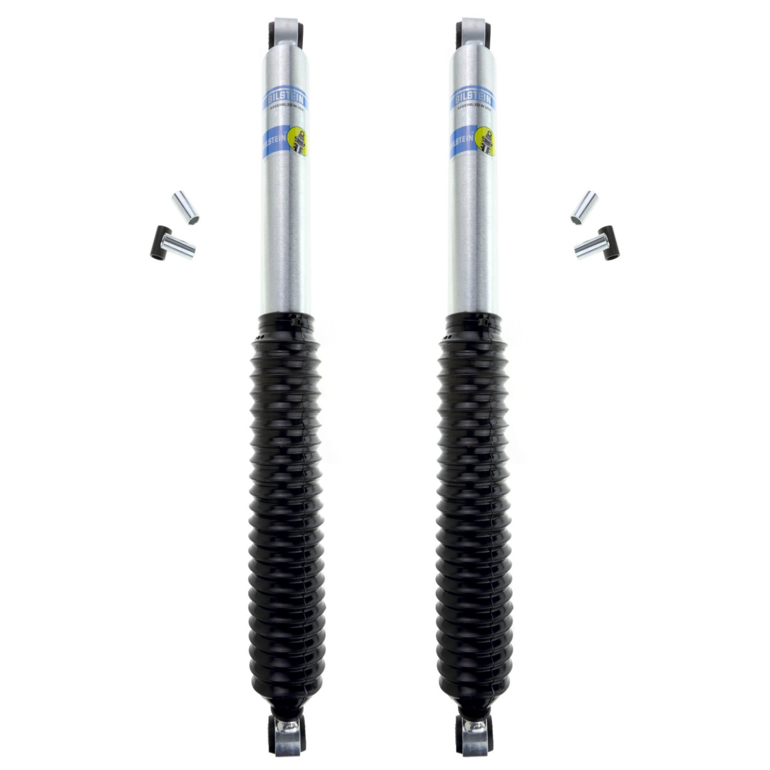 Bilstein B8 5125 Series 2 Rear Shocks Kit for 69-74 Chevy K30 Pickup 6 inch lift Ride Monotube replacement Gas Charged Shock absorbers part number 33-185576 