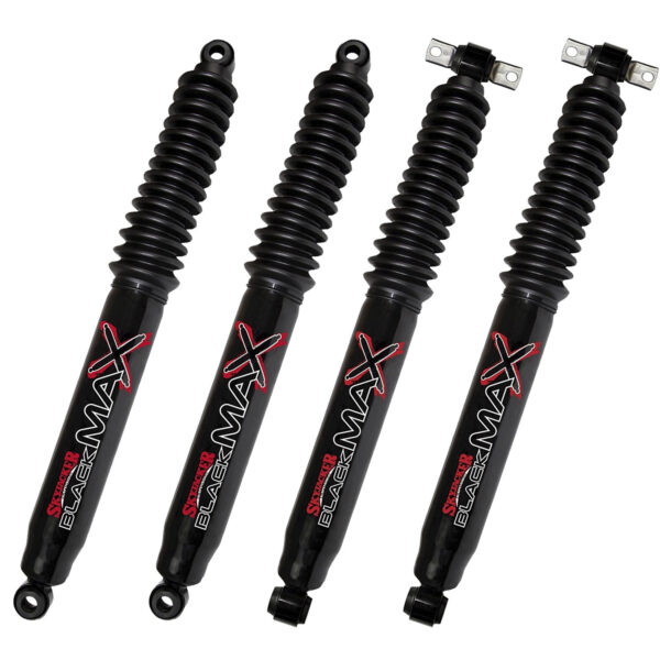 00-04 Ford Excursion 4WD 4-6" Fr 1-4.5" Rear Lift Skyjacker Black MAX Shocks