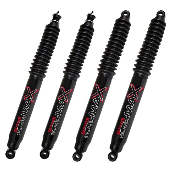 00-06 Chevy Suburban 2500 4WD 0" Fr 0-2" Rear Lift Skyjacker Black MAX Shocks