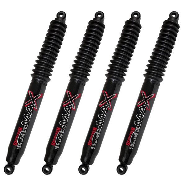 55-75 Jeep CJ6 4WD 0-1" Fr 0" Rear Lift Skyjacker Black MAX Shocks