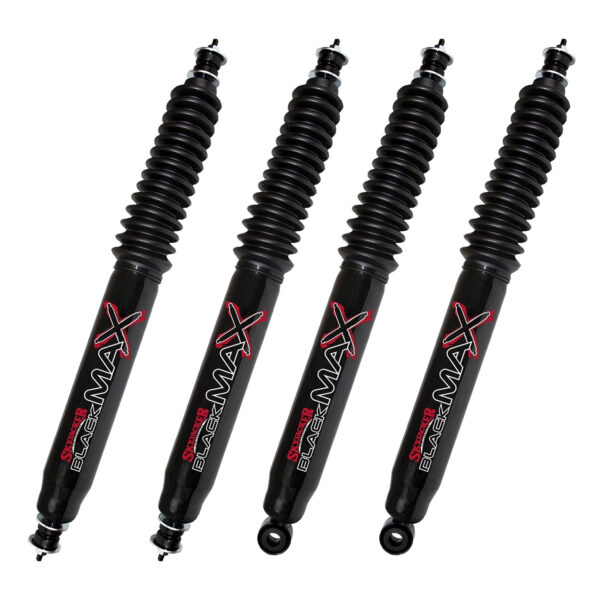 77.5-79 Ford F250 Low Boy 4WD 3.5-4" Fr 1-3" Rear Lift Skyjacker Black MAX Shocks