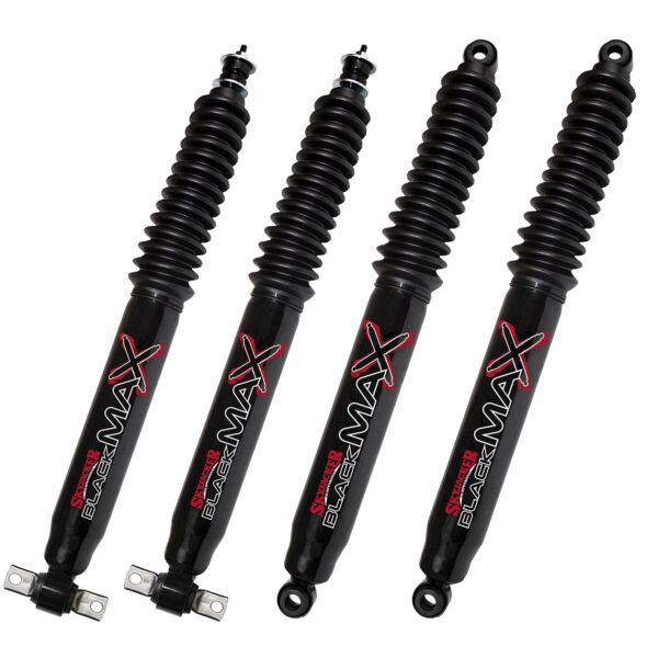 79-92 Dodge Ram D50 Mini 2WD 1-2" Fr 0-2" Rear Lift Skyjacker Black MAX Shocks